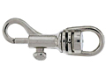 Small Swivel Eye Bolt Snap Nickel Plated